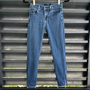 J Brand Women's Skinny Jeans With Ankle Zippers